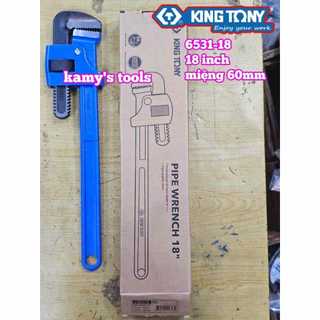 Mỏ lết răng kingtony 18 inch 450mm 6531-18 mở miệng 60mm