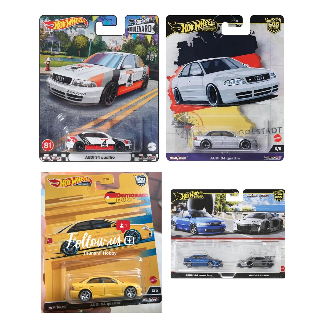 Xe mô hình Hot Wheels Audi S4 Quattro