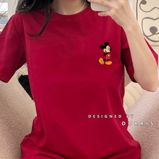 Áo thun đẹp MICKEY CT2 basic mặc đôi, mặc nhóm chất lượng co giãn 4 chiều