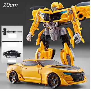  Mô hình Bumblebee Transformer Prime L7022 cao 20cm - robot biến hình xe ô tô đồ chơi xe mô hình bằng hợp kim nhựa 