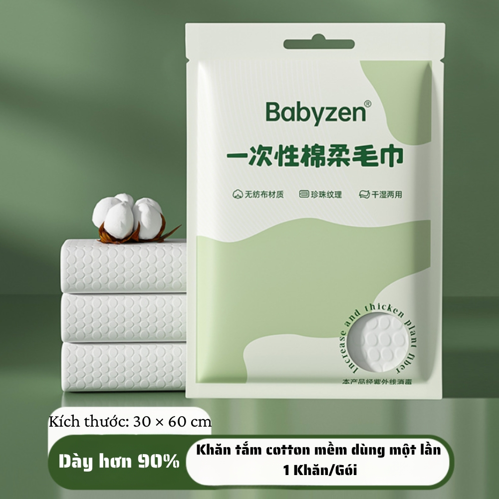 Ảnh 6 của Khăn nén BEABIAI rửa mặt, tắm tiện lợi, dùng 1 lần, mềm mại, chất lượng cao