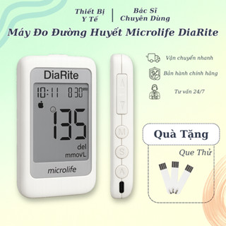 [FREESHIP] Máy Đo Đường Huyết Microlife Diarite BGM Công Nghệ Thụy Sỹ Đo Nhanh 5 Giây Chính Xác Cao