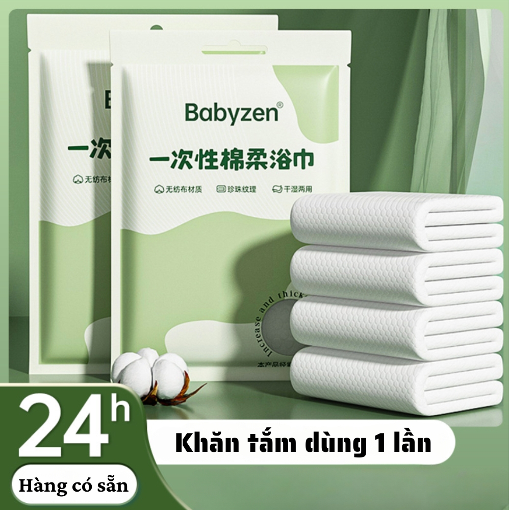 Ảnh 2 của Khăn nén BEABIAI rửa mặt, tắm tiện lợi, dùng 1 lần, mềm mại, chất lượng cao