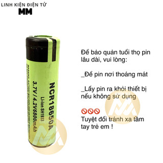 Pin – Battery 18650 3V7 - 4V2 4200mAh Panasonic – Dùng cho các thiết bị điện tử