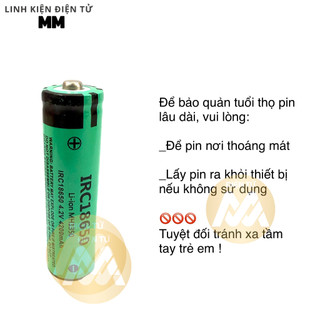 Pin – Battery 18650 3V7 - 4V2 4200mAh Panasonic – Dùng cho các thiết bị điện tử