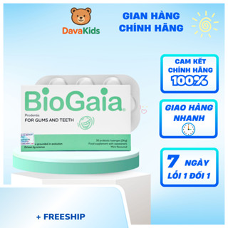  Viên ngậm men vi sinh nha khoa BioGaia ProDentis giúp cải thiện hệ tiêu hóa cân bằng khoang miệng sạch vi khuẩn 