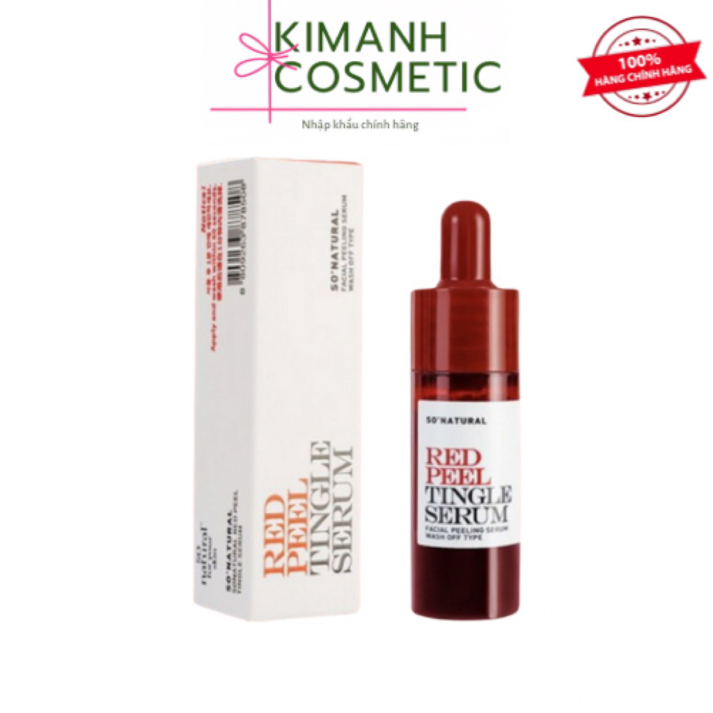 [KIMANH Cosmetics] Serum Red Peed Da So Natural Tingle Tinh Chất So'Natural Giúp Tái Tạo Da Và Dưỡng