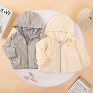 Áo Khoác Gió 2 Lớp Bé Trai Bé Gái Gió Nhăn Siêu Nhẹ Thêu Logo – Unbee – QA243 – Size 6M–3Y