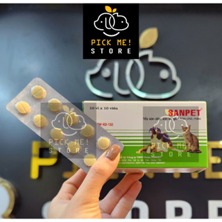 Sanpet - Xổ Giun Sán cho Chó Mèo dạng Viên