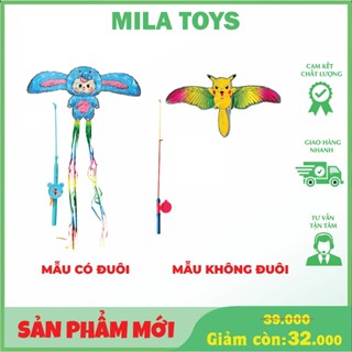 Diều cần câu mini cho bé  không đuôi - có đuôi  