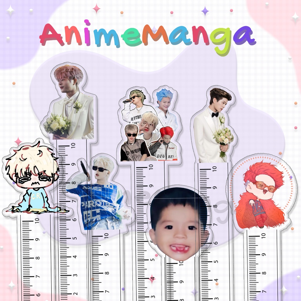 Thước Kẻ RHYDER chất liệu acrylic trong suốt kích thước 10cm