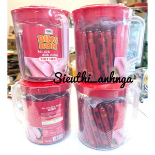 50 Cây Xúc Xích Heo Cao Bồi Bin & Bon Masan 19g (tặng ca đựng nước)