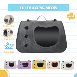  Túi Vận Chuyển Meow Cho Thú Cưng – Cửa Hông Tiện Lợi Chống Nước An Toàn Cho Thú Cưng - Petwe 