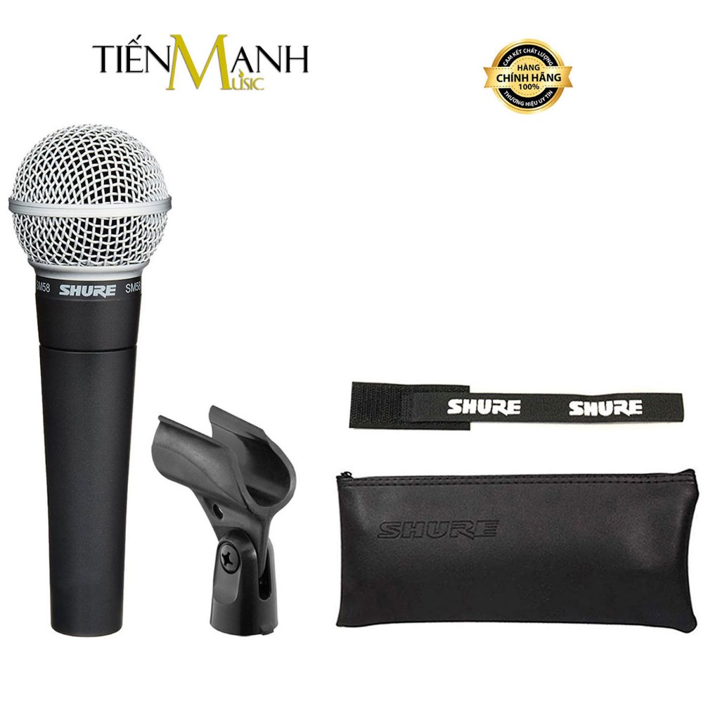 [Chính Hãng] Mic Cầm Tay Shure SM58-LC Micro Phòng Thu SM58LC Studio Microphone Karaoke SM58