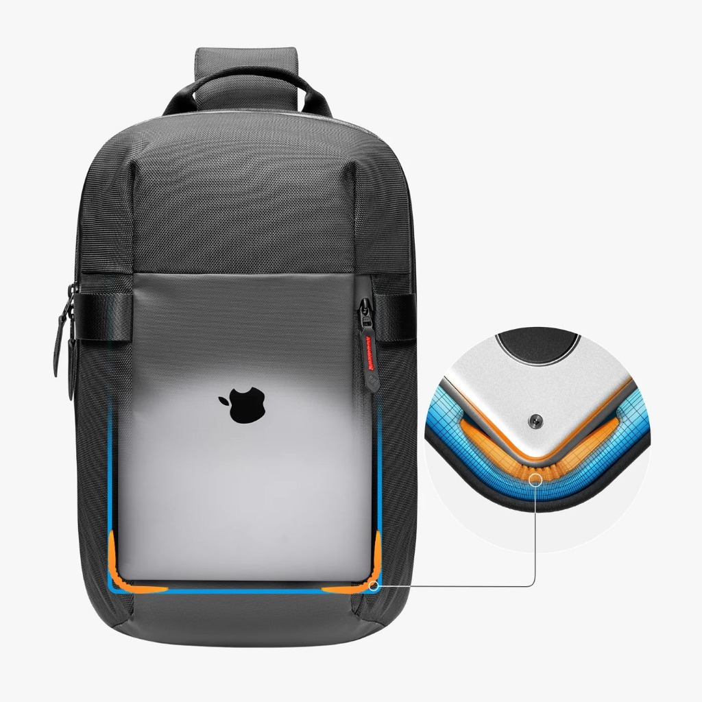 Túi đeo chéo chống sốc cho iPad/Macbook Tomtoc Crossbody Edc Sling Bag 11/13/14" chính hãng (T24) | BigBuy360 - bigbuy360.vn