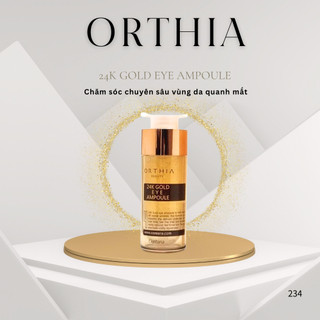 Tinh Chất Dưỡng Mắt Coreana ORTHIA 24K Gold Eye Ampoule – Giảm Thâm Mắt, Mờ Nhăn, Căng Bóng Vùng Mắt
