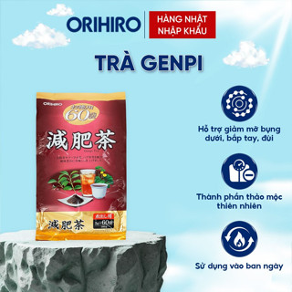 Trà Genpi Orihiro hỗ trợ giảm mỡ thừa 60 gói/túi