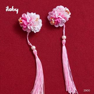 Kẹp tóc bé gái ILABY kẹp tóc trung thu, kẹp tóc Tết cho bé gái, kẹp tóc dễ thương, phụ kiện trung thu lễ hội [2900]