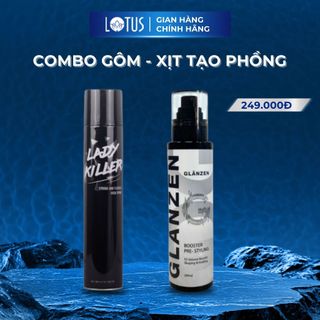  XỊT TẠO PHỒNG GLANZEN BOOSTER & GÔM XỊT TÓC LADY KILLER – TẠO KIỂU DỄ DÀNG,GIỮ NẾP HOÀN HẢO CHUẨN SALON 