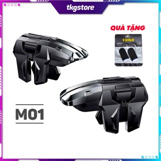 Nút bấm M01 | Nút bấm chơi game 6 ngón chơi PUBG Mobile, Free Fire, Call Of Duty