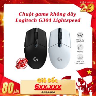  Chuột game không dây Logitech G304 Lightspeed Hero Sensor max 12.000DPI 