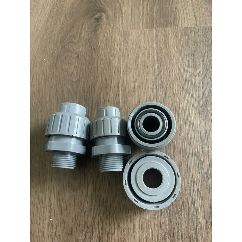 Rắc co ống nước 21, 27 ,34 lắp máy bơm nước ( ren ngoài 34 ra ống phi 21.27.34)