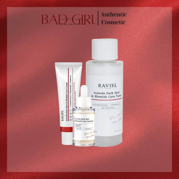 Hỗ trợ Mờ Nám, Giảm Thâm Mụn  Acerola Dark Spot & Blemish Care RAVIEL