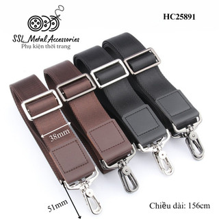 [Hàng mới] Dây đeo túi xách cho nam cao cấp bản dây 3,8cm có thể điều chỉnh dài ngắn thanh lịch,HC25891 ,#ssl_accessorie