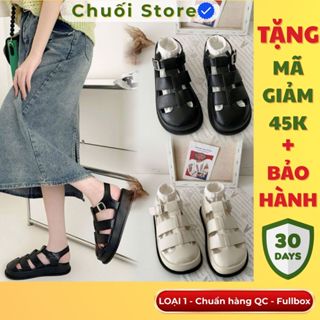 (BẢN XỊN CHUẨN QC) Dép sandal nữ LOẠI 1 mũi rọ đế dày quai cài phong cách ulzzang hàn quốc năng động cá tính trẻ trung