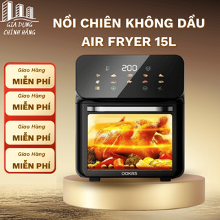 Nồi Chiên Không Dầu Air Fryer 15L Màn Hình Cảm Ứng- Bảo Hành 12 Tháng