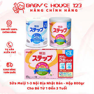 SỮA MEIJI 1-3 NỘI ĐỊA NHẬT BẢN HỘP 800gr