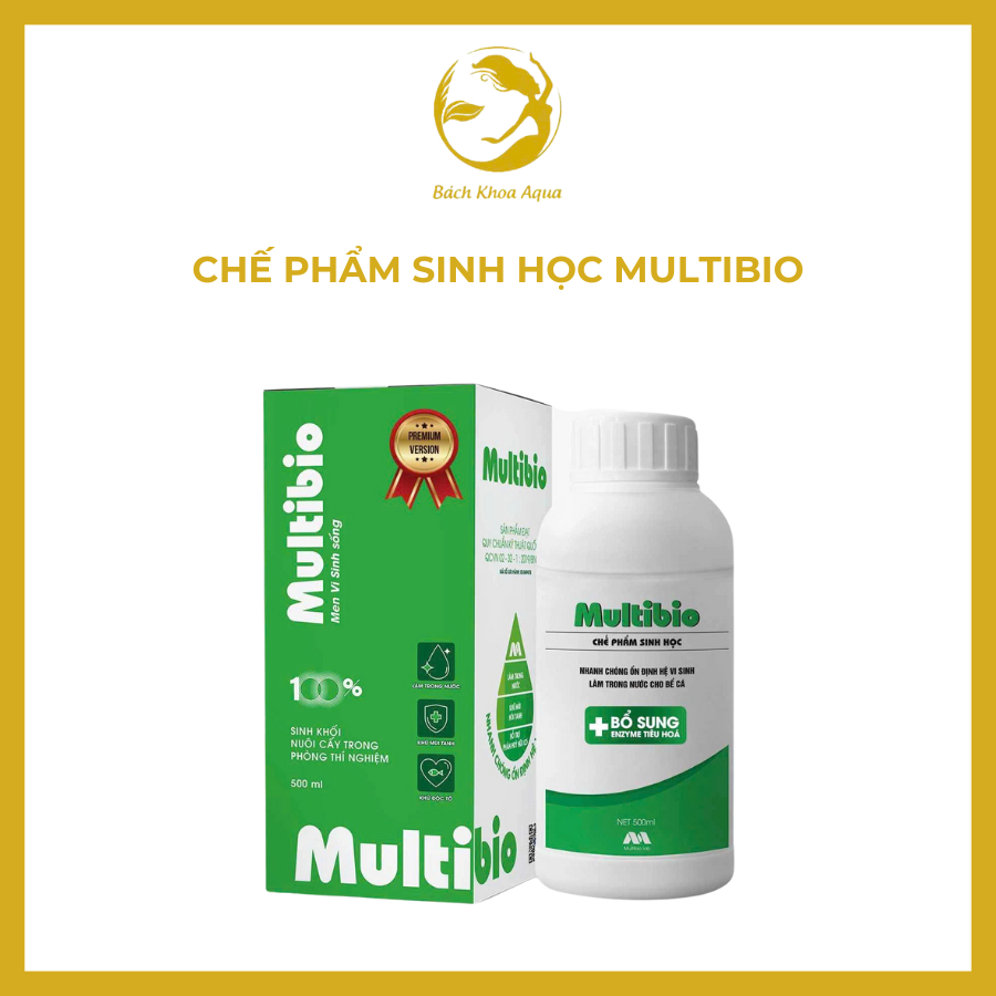 Chế Phẩm Sinh Học Multibio Lab làm trong nước hồ cá, bể thủy sinh