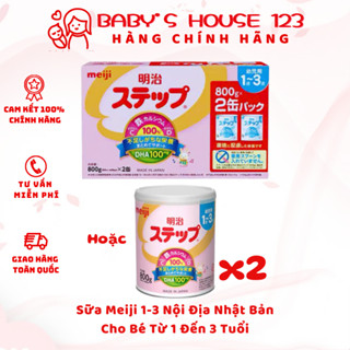 SỮA MEIJI 1-3 NỘI ĐỊA NHẬT BẢN (HỘP 800gr)