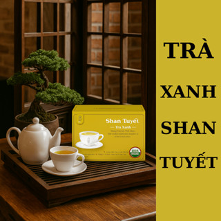 Trà Xanh Shan Tuyết Cổ Thụ | Chứng nhận hữu cơ USDA | loại 1 tôm 2 lá | Thơm mật ong, Đậm vị | Hộp 100g