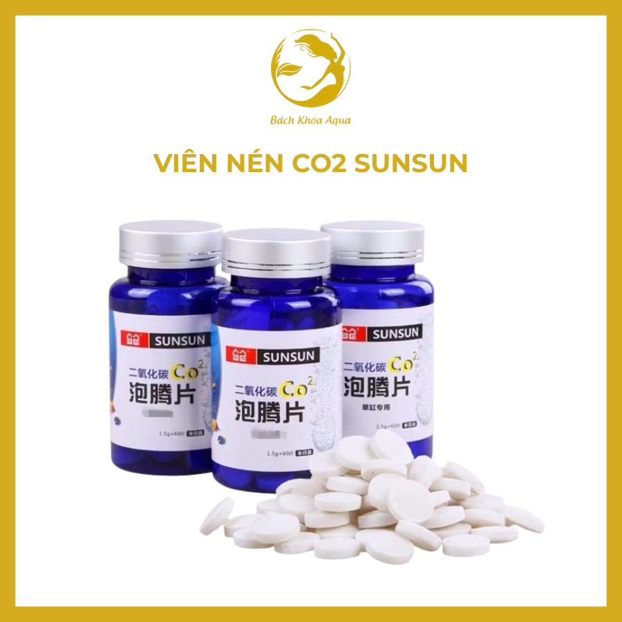 Viên nén CO2 Sunsun - Cung cấp CO2 cho cây phát triển tốt