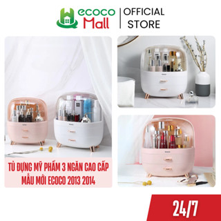 TỦ ĐỰNG MỸ PHẨM, TỦ ĐỰNG ĐỒ ECOCO 3 NGĂN CAO CẤP MẪU MỚI 2022