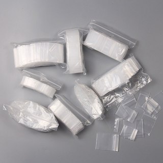 Gói 100c túi zip mini viền trắng đựng linh kiện, đồ nhỏ tiện dụng vietbuy