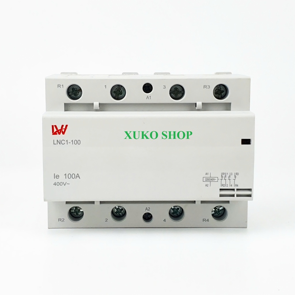 Khởi 2NC-2NO 100A 220V chuyển đồi 2 nguồn điện tự động