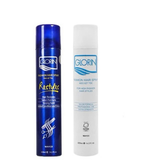 Keo xịt tóc Glorin Trắng & Xanh