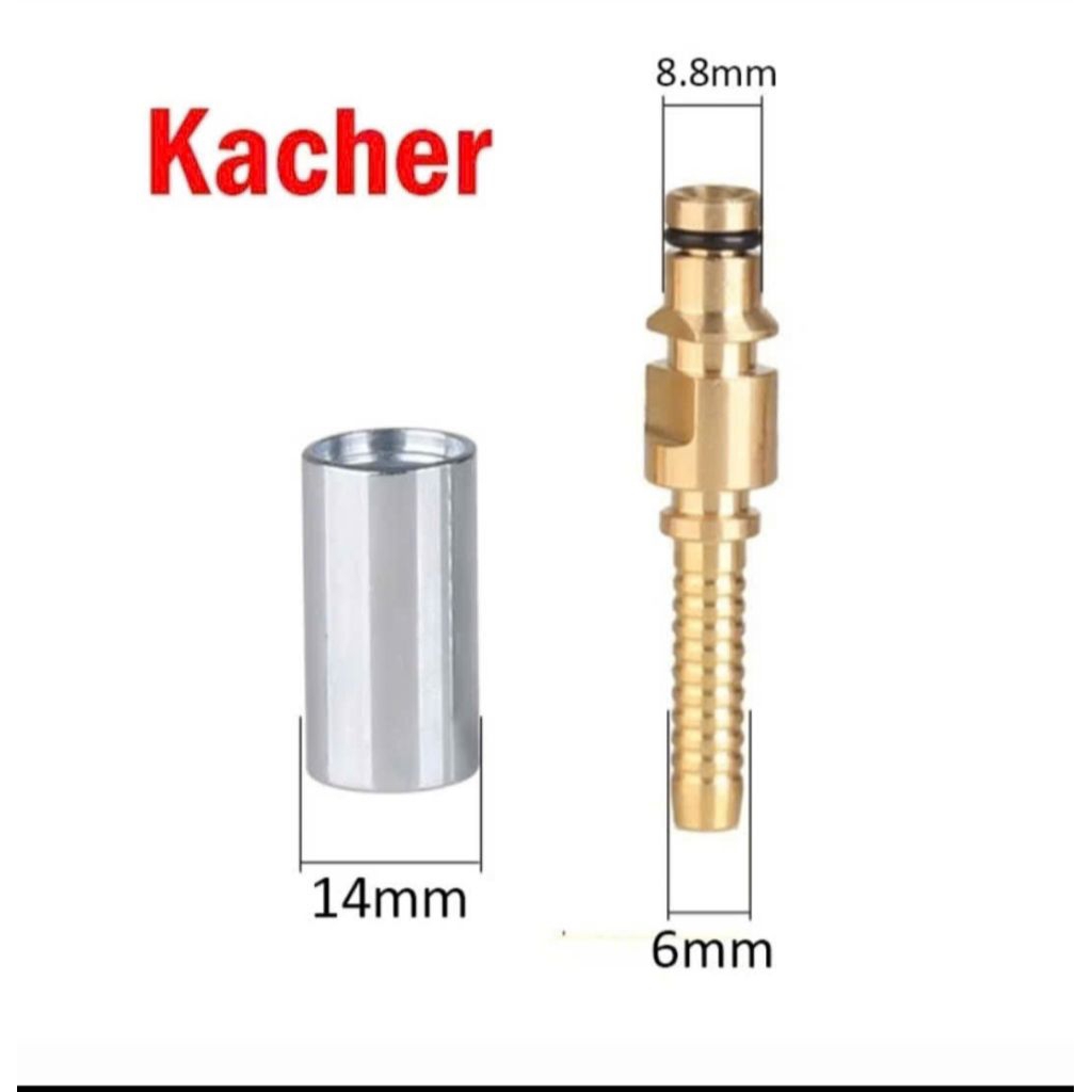 Đầu dây rửa xe karcher,  đầu cốt dây rửa xe karcher,  đầu nối nhanh dây rửa xe karcher ( k2-k7 )