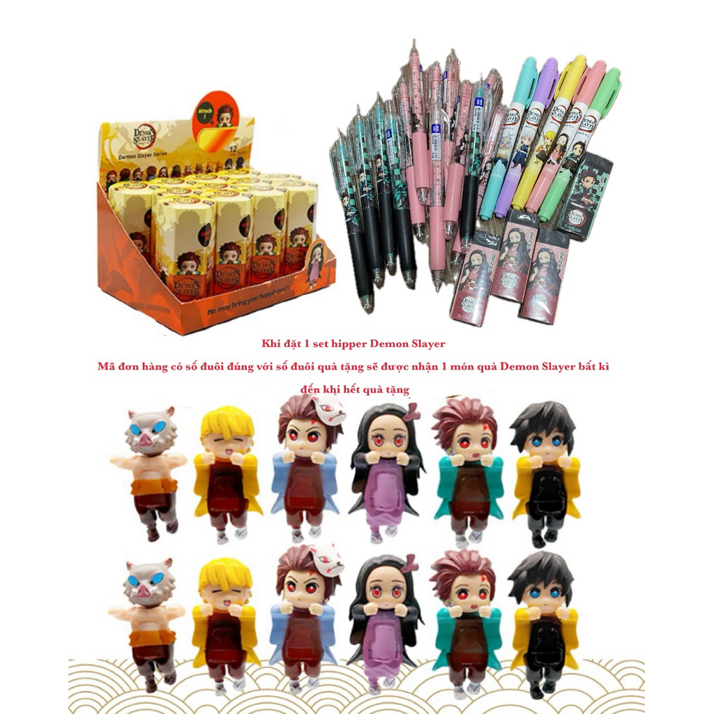 [1 Set 12 Box] Hipper Gắn Điện Thoại Demon Slayer