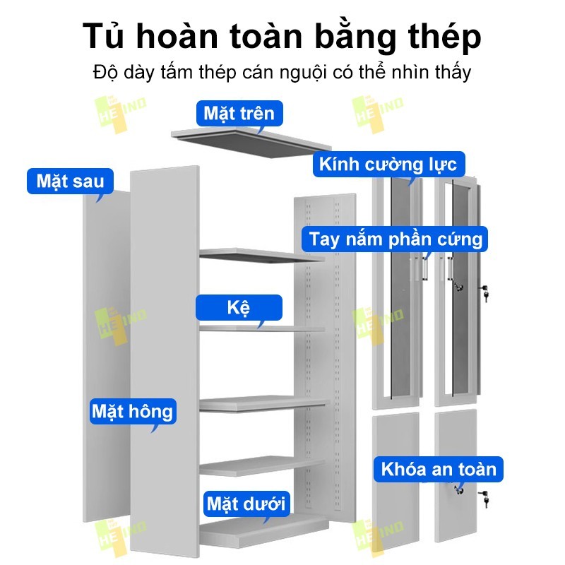 HENIO tủ sắt đựng hồ sơ  tủ đựng tài liệu văn phòng chắc chắn tiện dụng cho hồ sơ kế toán | BigBuy360 - bigbuy360.vn