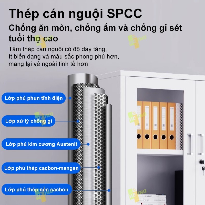 HENIO tủ sắt đựng hồ sơ  tủ đựng tài liệu văn phòng chắc chắn tiện dụng cho hồ sơ kế toán | BigBuy360 - bigbuy360.vn