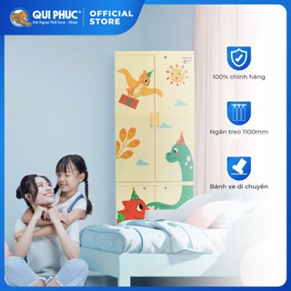 Tủ nhựa Royal 2 tầng QUI PHÚC, tủ treo quần áo rộng rãi, bền chắc, tiện lợi, an toàn sức khoẻ