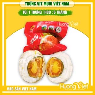  Trứng vịt muối ăn liền Minh Đức trứng vịt Việt Nam hút chân không 60g trứng ăn ngay không cần chế biến 