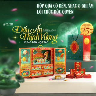 Bánh Trung Thu Doanh Nghiệp 2025 Sang Trọng - Thiết Kế Độc Quyền Có Đèn LED và Nhạc