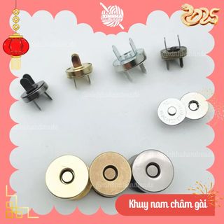 Nút Hít Nam Châm 14mm/18mm - Phụ Kiện Làm Túi, Phụ Kiện Handmade