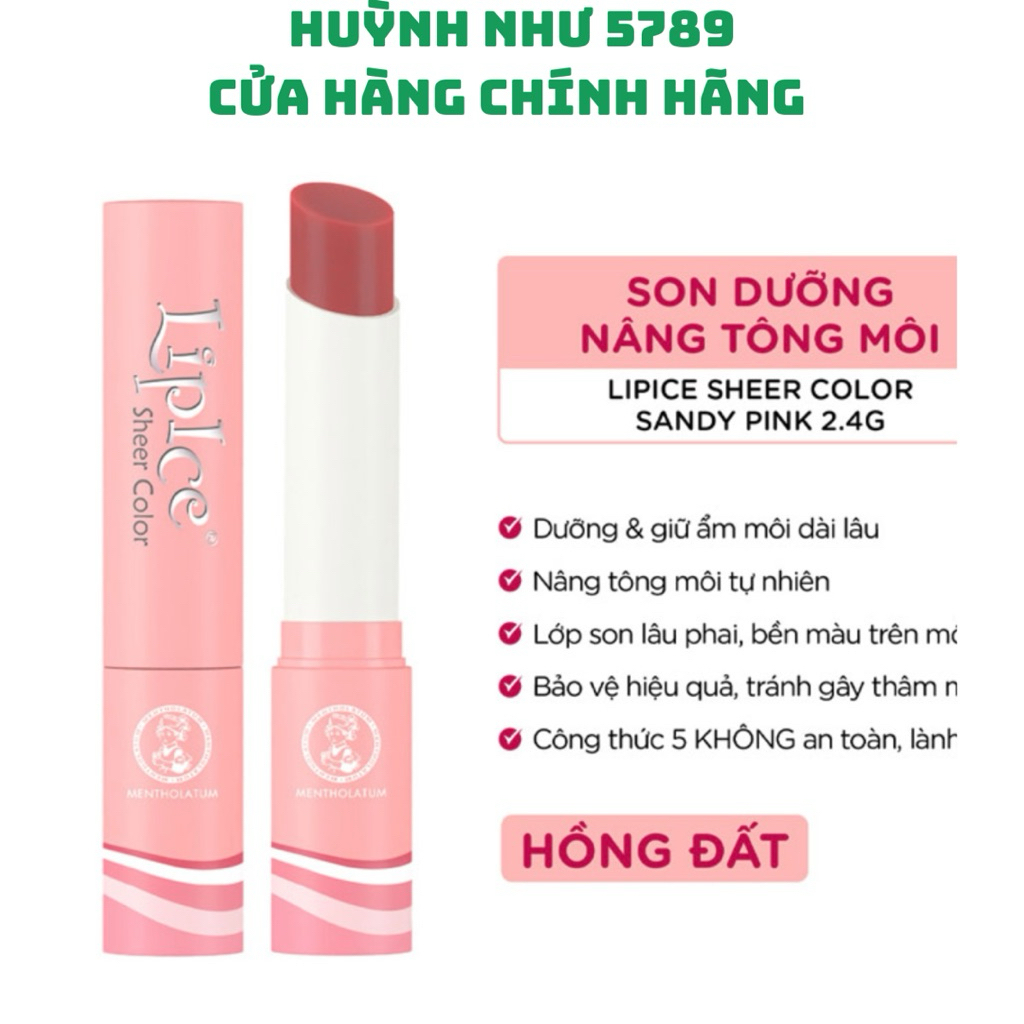 [CHÍNH HÃNG]Son dưỡng LipIce hiệu chỉnh sắc môi -hồng đất 2,4g