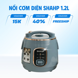 [Tặng vỉ hấp nhựa] Nồi cơm điện Mini 1.2L SHAHP siêu bền chống dính công nghệ Mỹ -Bảo hành 12 tháng