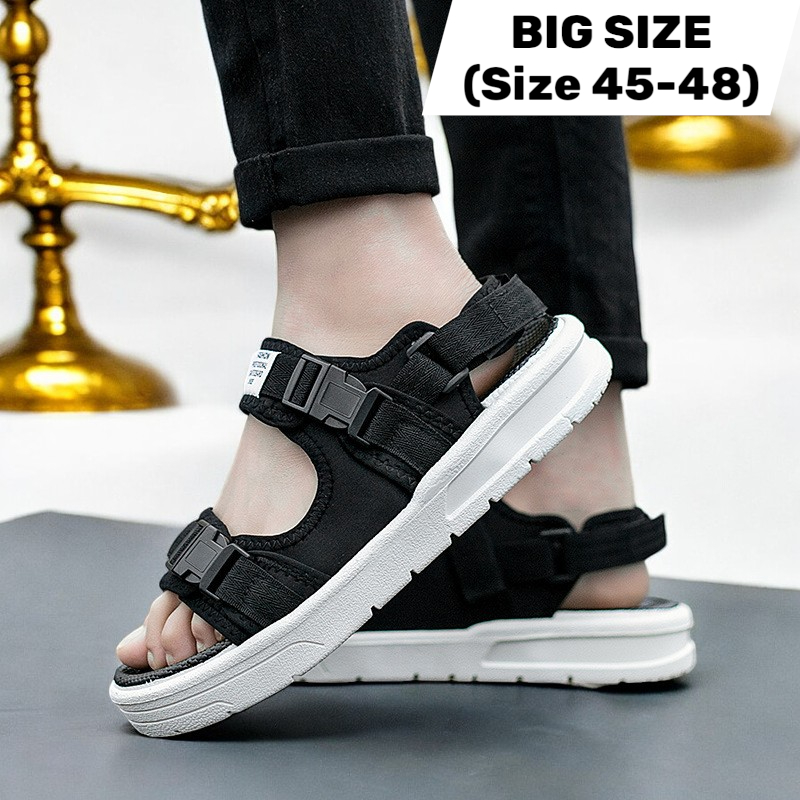 (Size 45-48) Giày Sandal Big Size Nam 2 Quai Ngang 45 46 47 48 - 44UP.SD.05B